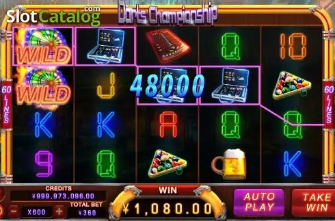 Скрин3. Darts Championship слот