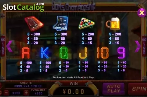 Скрин5. Darts Championship слот