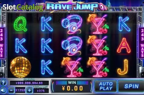 Скрин2. Rave Jump слот