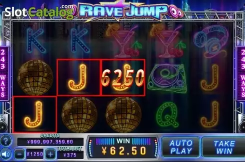 Скрин3. Rave Jump слот