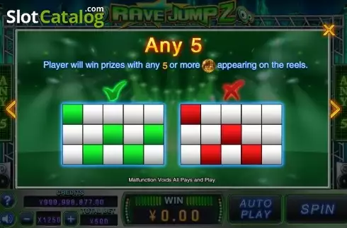 Скрин5. Rave Jump 2 слот