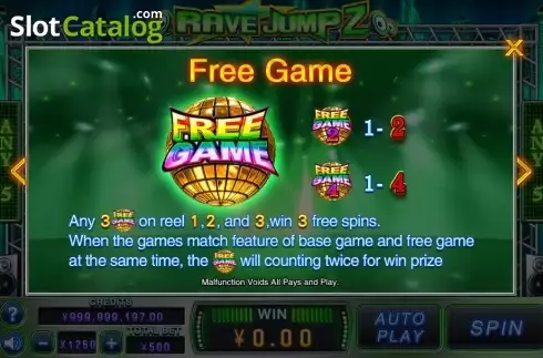 Скрин6. Rave Jump 2 слот