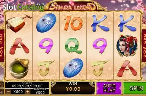 Скрин2. Sakura Legend слот