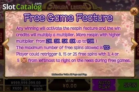 Скрин7. Sakura Legend слот
