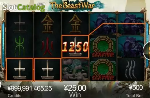 Скрин3. The Beast War слот