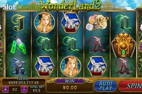 Скрин2. Wonderland 2 слот