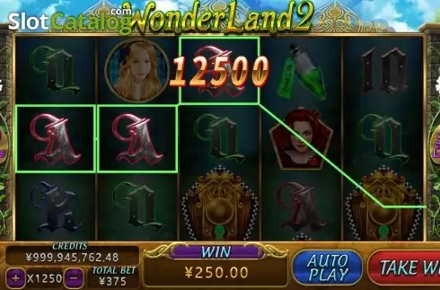 Скрин3. Wonderland 2 слот
