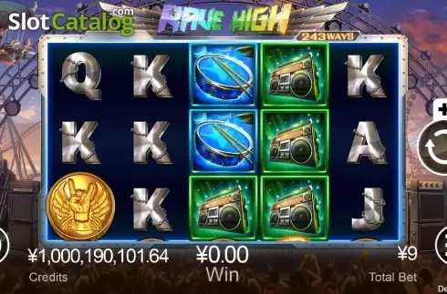 Скрин2. Rave High слот