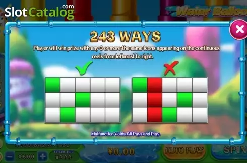 Скрин5. Water Balloons слот