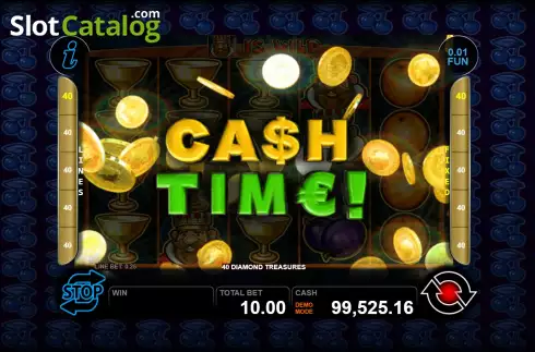 Скрин4. 40 Diamond Treasures слот
