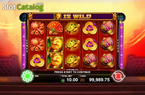 Скрин2. Fortune Pig (CT Gaming) слот