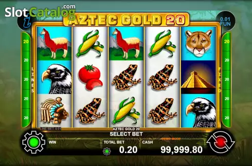 Скрин2. Aztec Gold 20 слот
