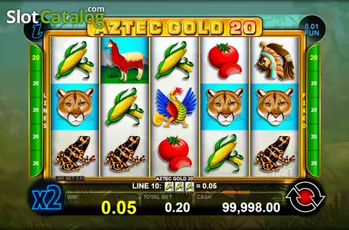 Скрин3. Aztec Gold 20 слот