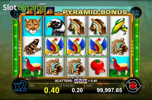 Скрин4. Aztec Gold 20 слот