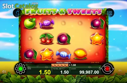 Скрин4. Fruits and Sweets слот