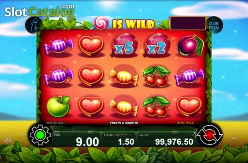 Скрин7. Fruits and Sweets слот