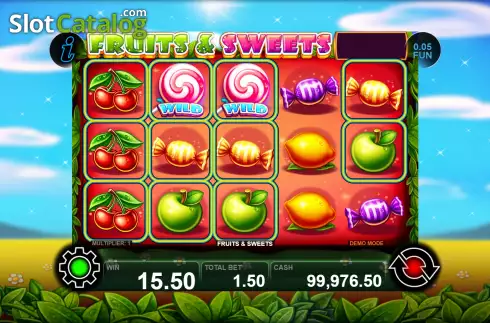 Скрин8. Fruits and Sweets слот