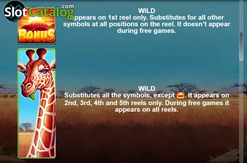 Скрин7. Giraffe Wild слот
