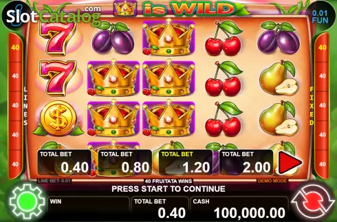 Скрин2. 40 Fruitata Wins слот