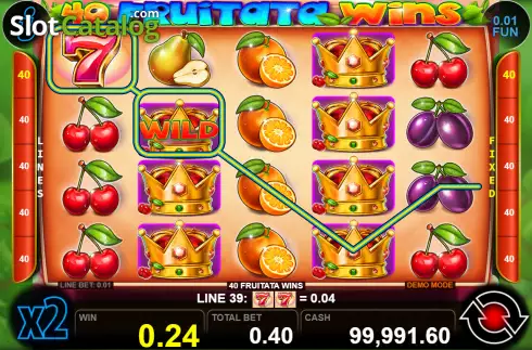 Скрин3. 40 Fruitata Wins слот