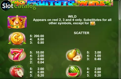 Скрин6. 40 Fruitata Wins слот