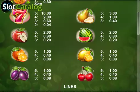 Скрин7. 40 Fruitata Wins слот