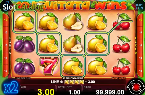 Скрин3. 10 Fruitata Wins слот