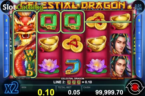 Скрин3. Celestial Dragon слот