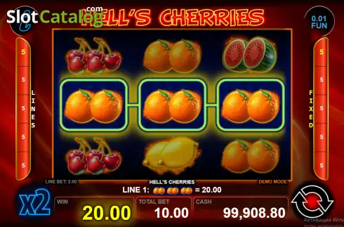 Скрин3. Hell's Cherries слот