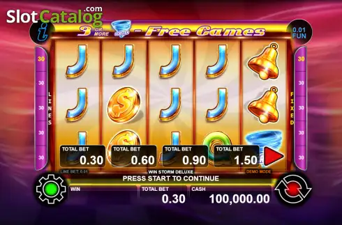 Скрин2. Win Storm Deluxe слот