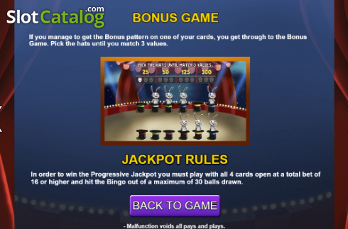 Скрин7. Bingo Circus (Caleta Gaming) слот