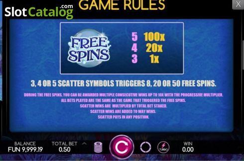 Скрин8. Ocean Richies (Caleta Gaming) слот