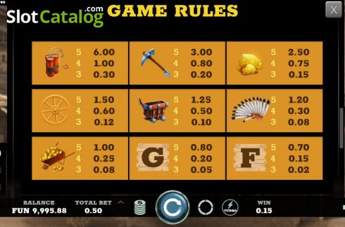 Скрин8. Gold Fever (Caleta Gaming) слот