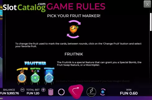 Скрин6. Fruitverse слот