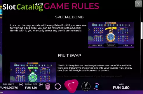 Скрин7. Fruitverse слот