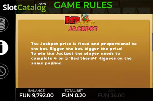 Скрин8. Red Sheriff слот
