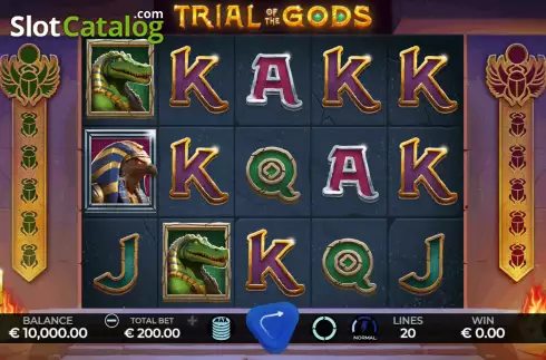Скрин2. Trial of the Gods слот