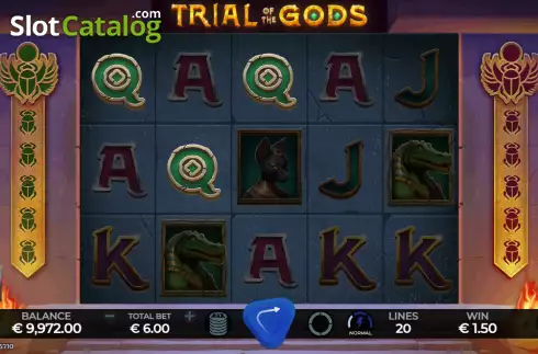 Скрин3. Trial of the Gods слот