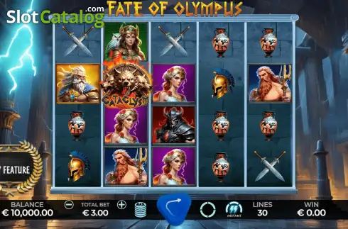 Скрин2. Fate of Olympus (Caleta Gaming) слот