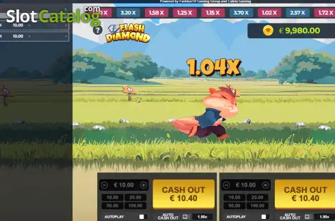 Скрин2. FashionTV Flash Diamond слот