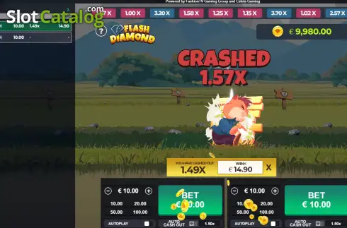 Скрин3. FashionTV Flash Diamond слот