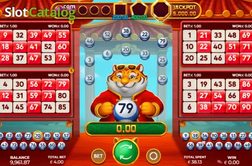 Скрин2. Zen Tiger Bingo слот