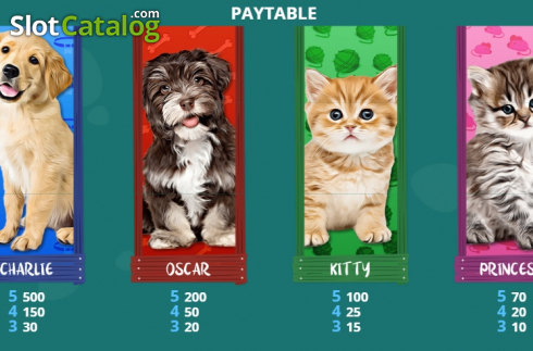 Скрин6. Puppies and Kittens слот