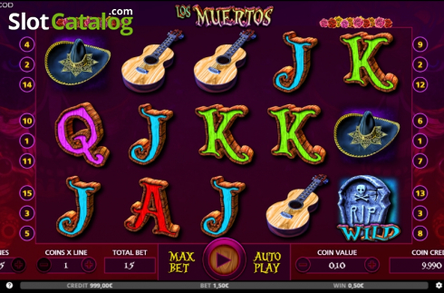Скрин2. Los Muertos (Capecod Gaming) слот