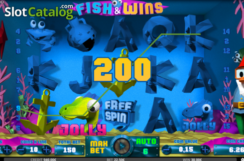 Скрин3. Fish and Wins слот