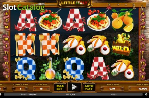 Скрин2. Little Italy слот