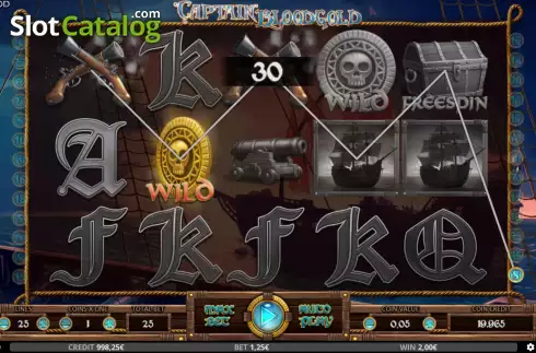Скрин3. Captain Bloodgold слот