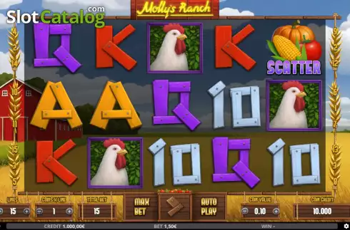 Скрин2. Molly's Ranch слот