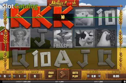 Скрин4. Molly's Ranch слот