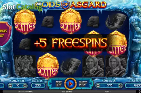 Скрин4. Gods of Asgard (Gods of Asgard) слот